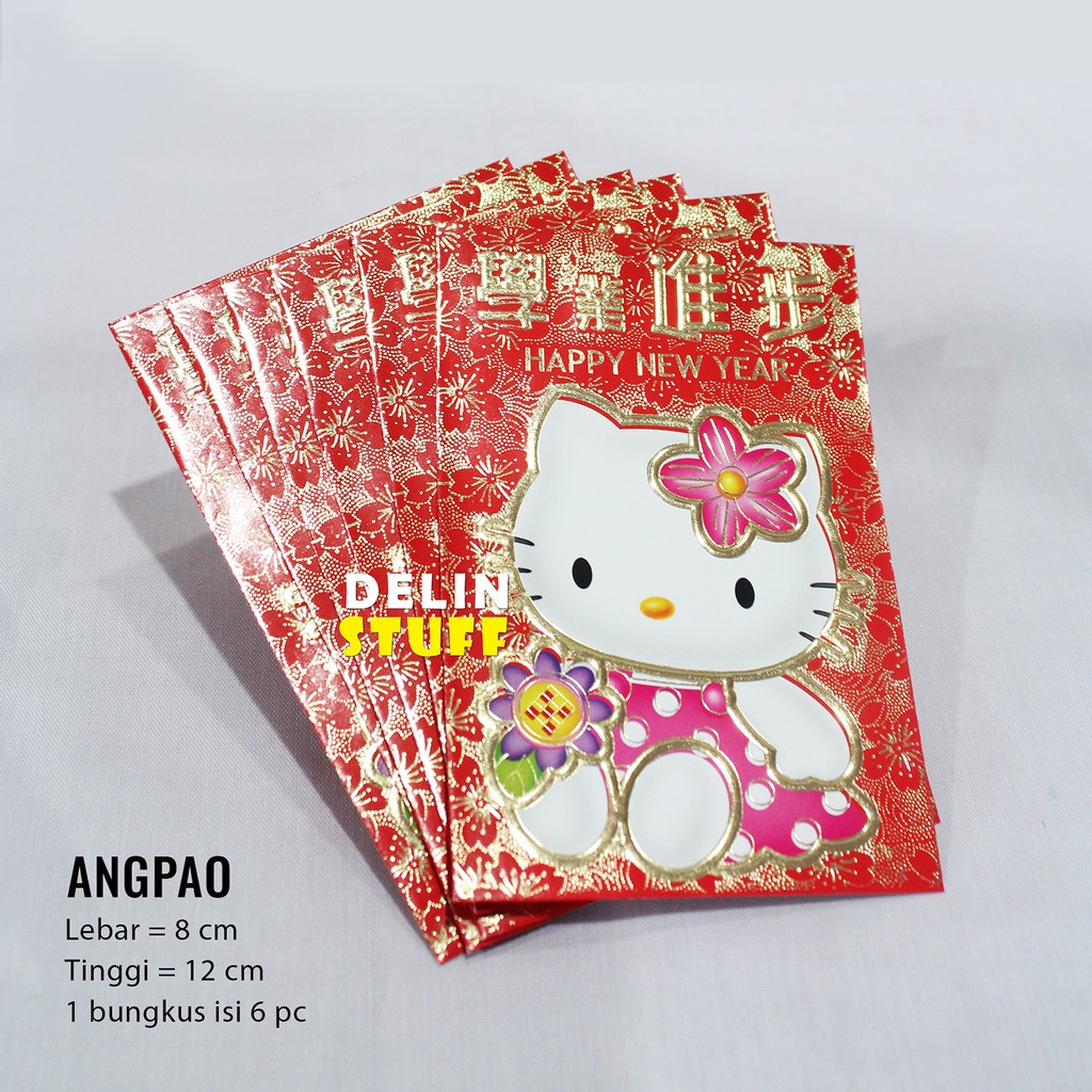 

Amplop Anak / Angpao Hello Kitty / Angpau isi 6 pc 2307148D