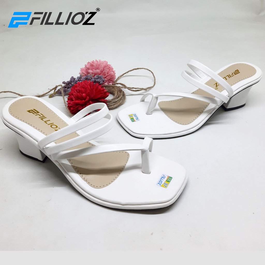 Sandal Wanita chunky Heels 5cm Tali F-4 Fillioz Terbaru