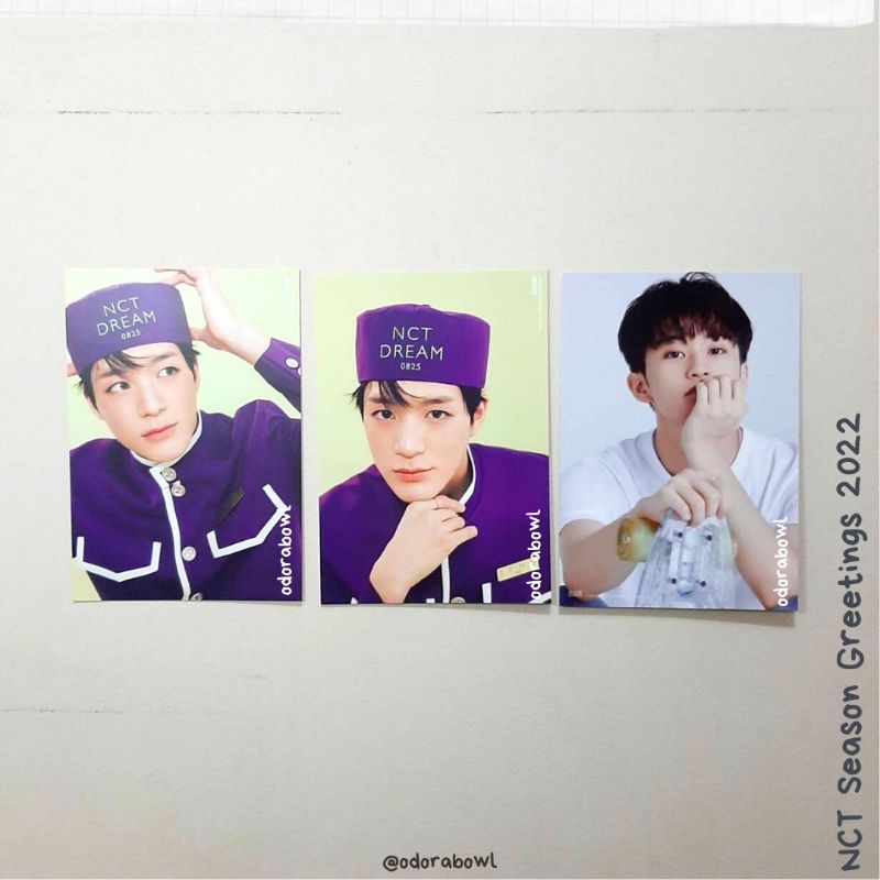A4 Poster NCT 127 Dream Mark Jeno Season Greetings 2022