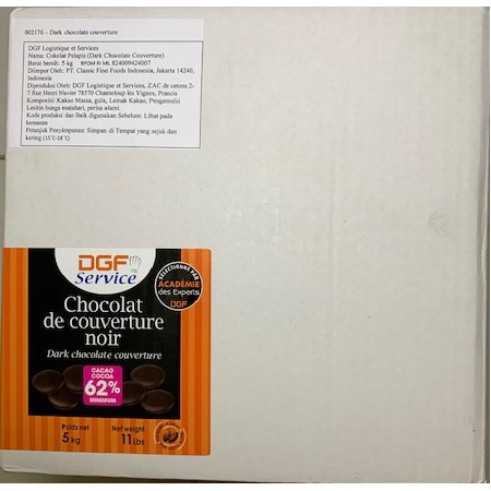 

Buruan Beli - Dgf Dark Chocolate 62% Repack 500 Gram