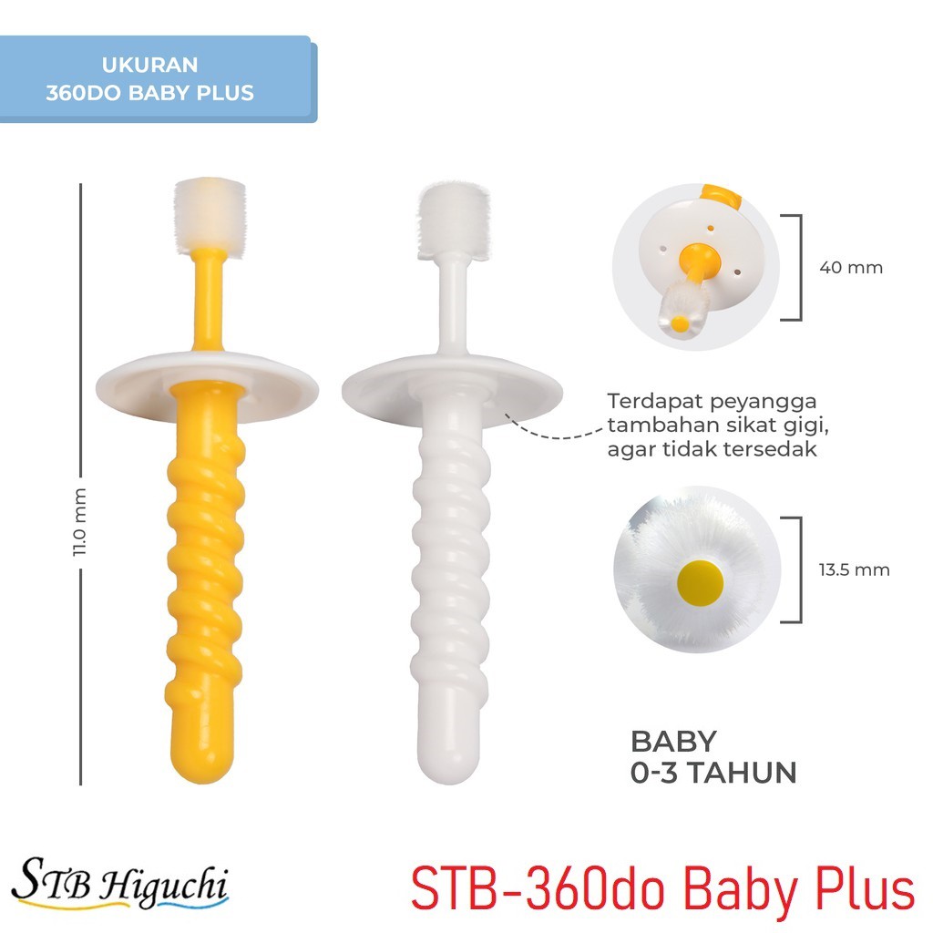 STB Higuchi STB-360do Baby Plus Sikat Gigi Latih Anak