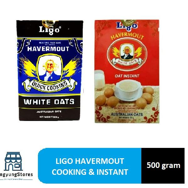 

Discount,, Ligo Havermout Cokelat / Merah Quick Cooking / Instant 500 gram