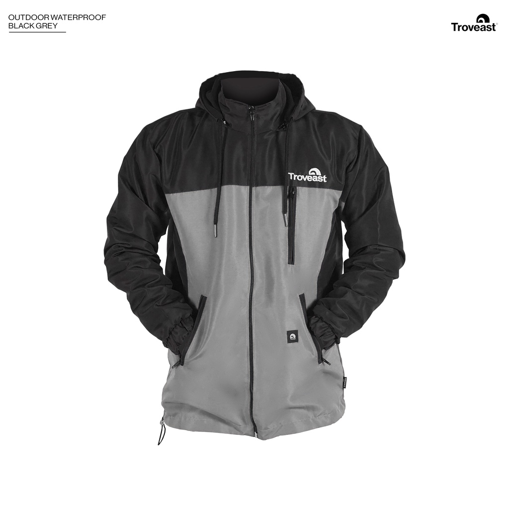 Troveast Jaket Outdoor Waterproof-Black L