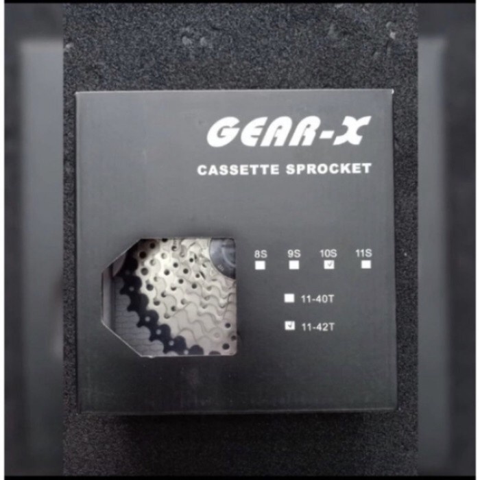 Sprocket sepeda X-GEAR 10 speed 11t-42t