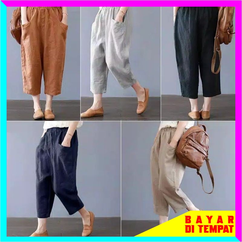 UNIQLO PANT - CELANA WANITA WILLO PANT