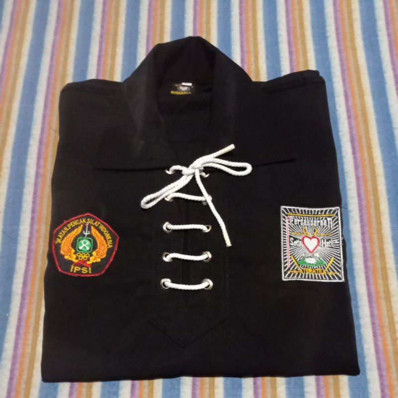 BAJU SAKRAL BLACK JET - BAJU BLACK JET  - SERAGAM SAKRAL PSHT  -SAKRAL WARGA ATASAN  JET BLACK  - SA