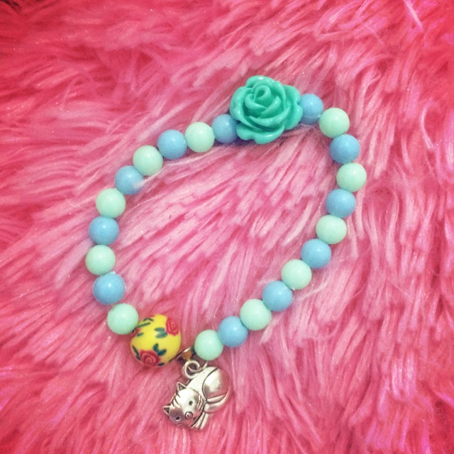 

Pastel cat bracelet