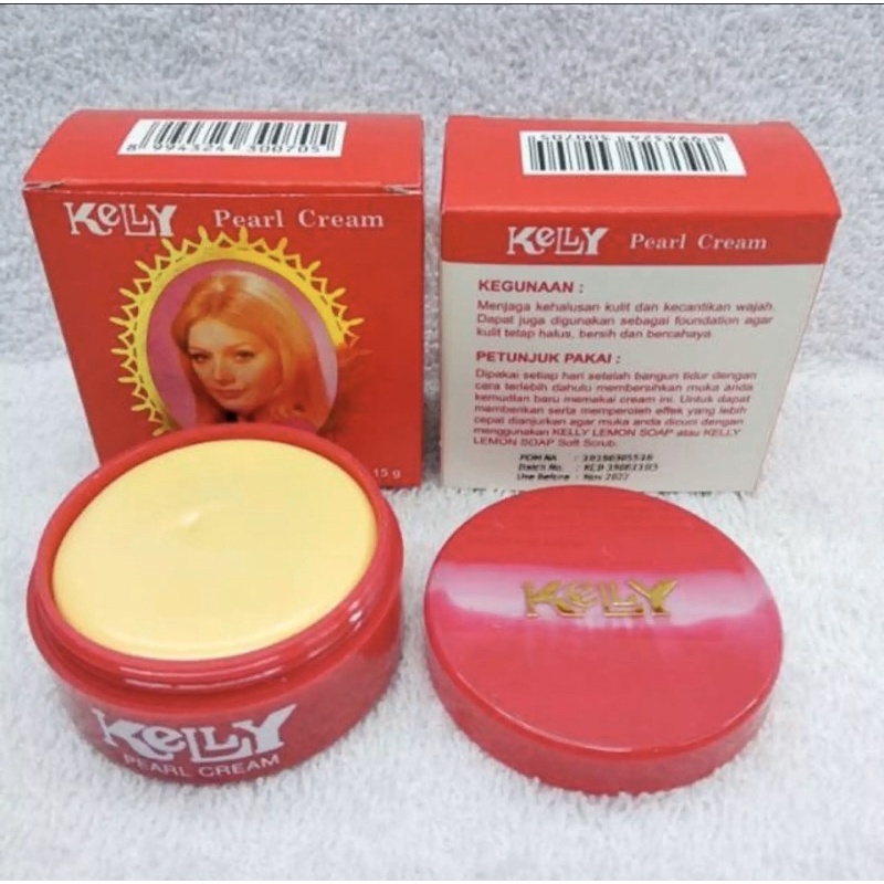 KELLY PEARL CREAM 5 GR / 15 GR ORIGINAL / CREAM PEMUTIH / CREAM KELLY