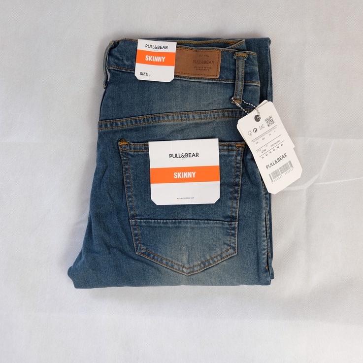 CELANA JEANS PRIA PULL&amp;BEAR SKINNY STRETCH PENSIL SOFT JEANS PREMIUM P&amp;B PULL AND BEAR ALL MODEL NEW