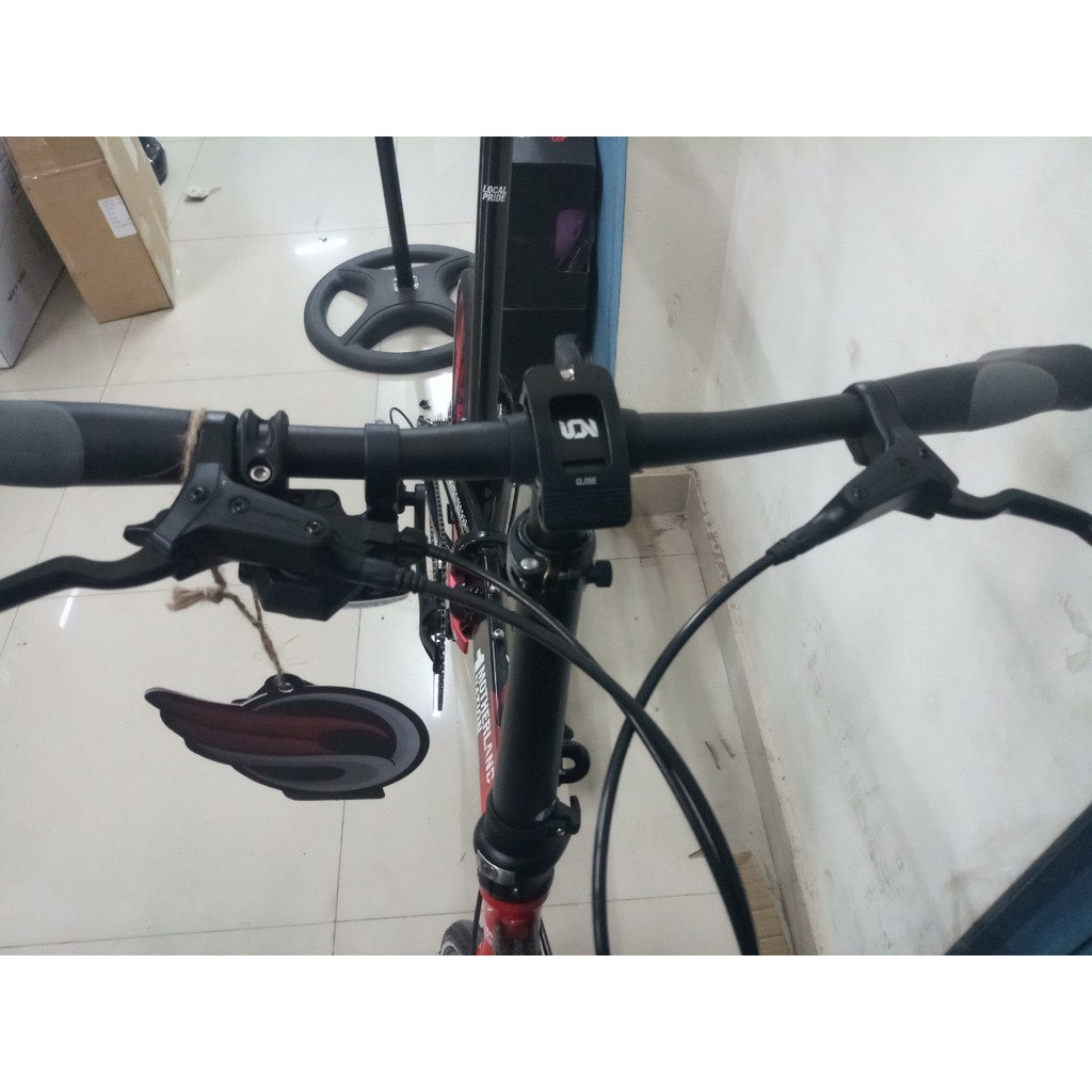 Folding Bike 20 Element Ecosmo 10 speed Damn in Sumpah Pemuda