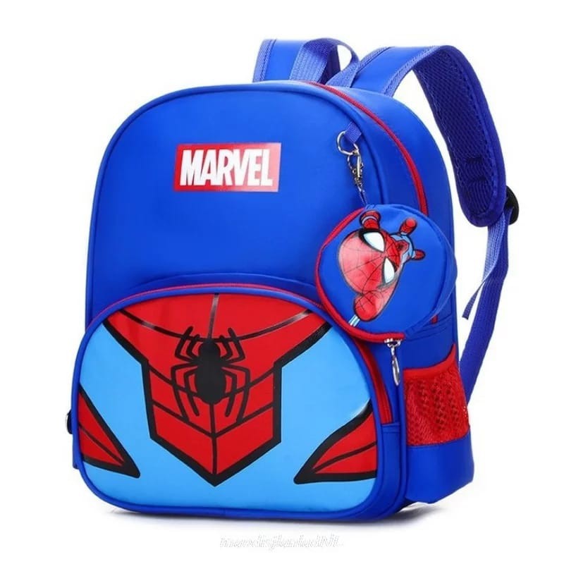 BDKR_TAS - Tas Ransel Fashion Sekolah Anak Laki Laki PAUD TK SD Marvel Super Hero Kapten Amerika free fire Batmen Tas sekolah anak laki laki motif superhero marvel SD