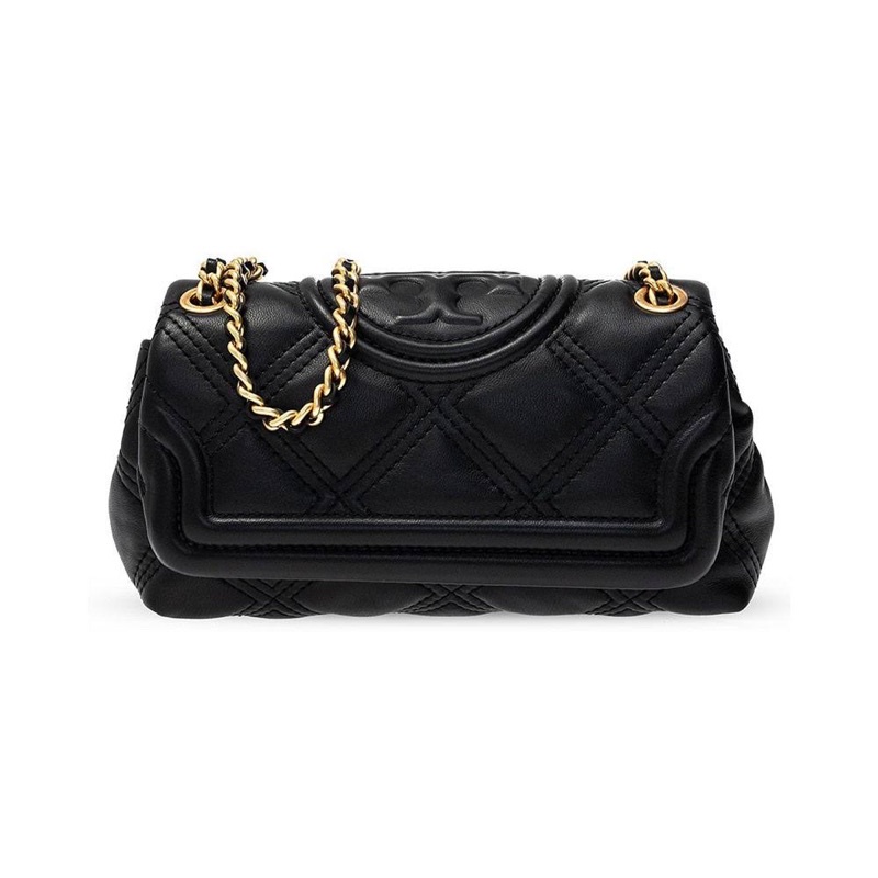 tory burch tb fleming soft mini black