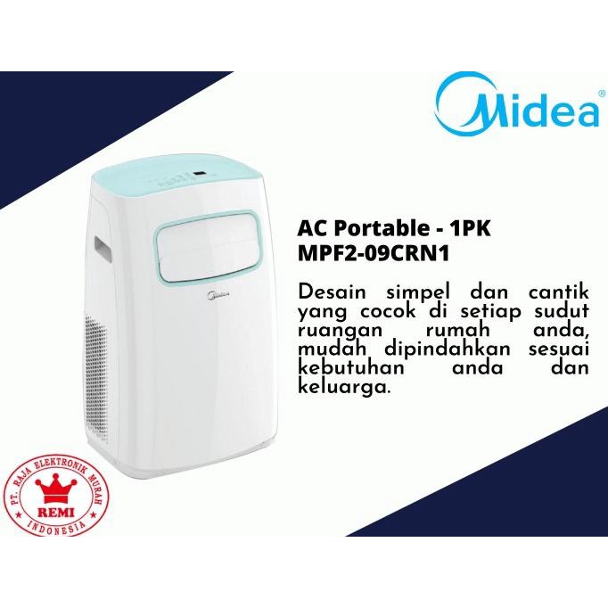 Ac Midea Portable 1Pk / 1 Pk / Mpf2-09Crn1/ Mpf-09