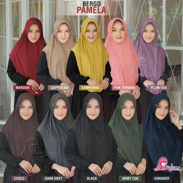 Bergo Pamela by Miulan Hijab