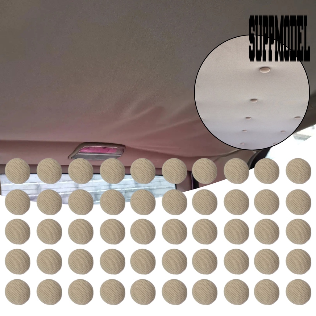Suppmodelx &lt; 1 Set Kancing Snap Universal Tekstur Kisi-Kisi Tahan Lama Untuk Dekorasi Interior Mobil