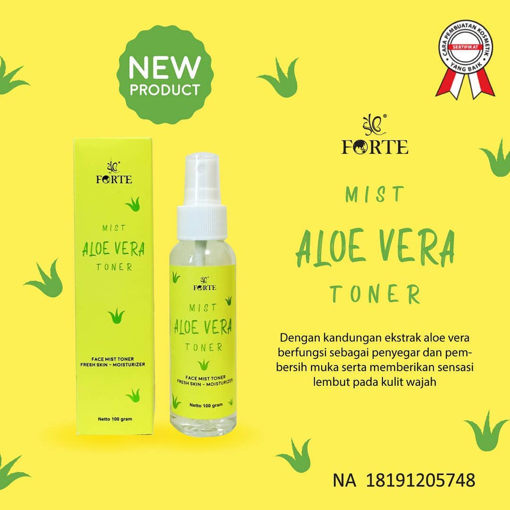 SYB Forte Face Mist Toner Pembersih dan Penyegar 100gr Ori