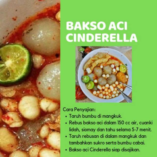 

Bakso Aci Cinderella