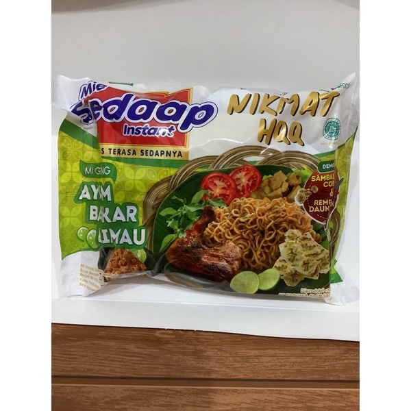 

Mie sedap ayam bakar limau