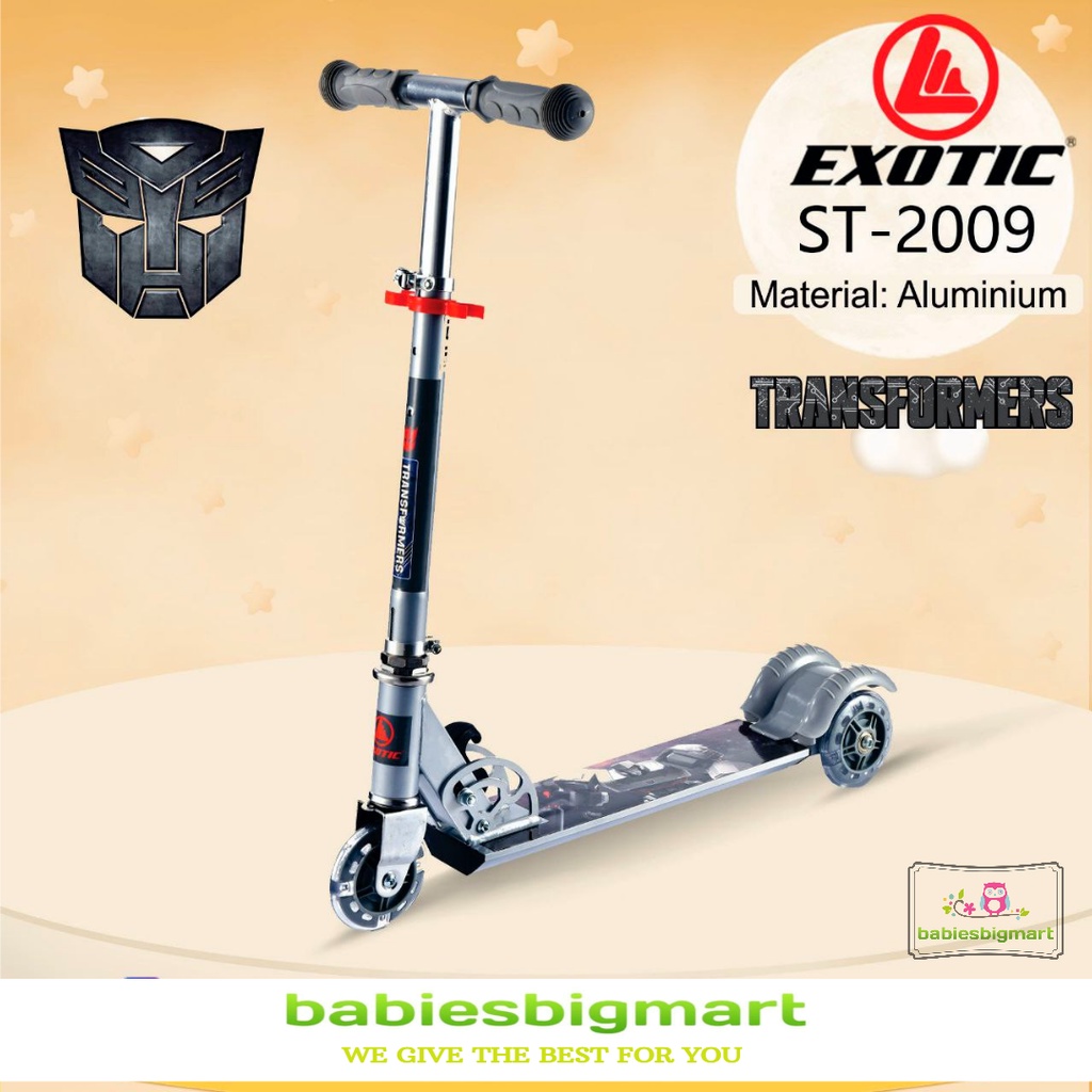 Scooter Exotic ST 2009 Otoped Skuter Anak New Transformer Little Pony