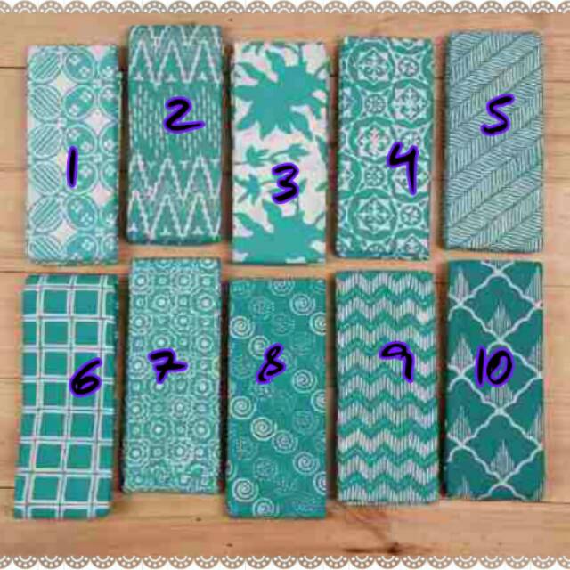 kain batik garutan edisi tosca