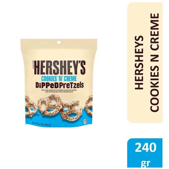 

Hersheys Dipped Pretzels Cookies n Creme pretzel kukis n krim