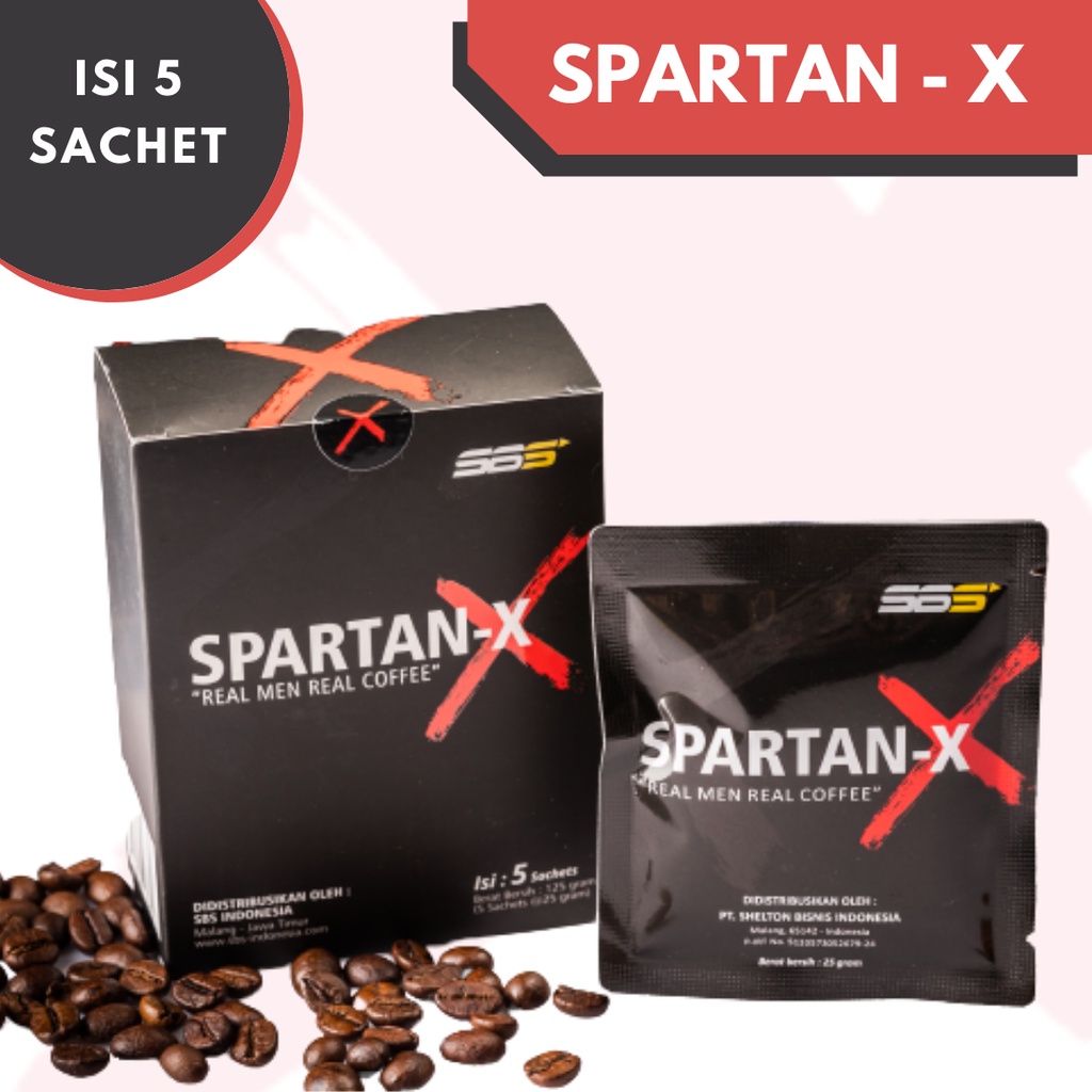 SPARTAN X - Box isi 5 Sachet