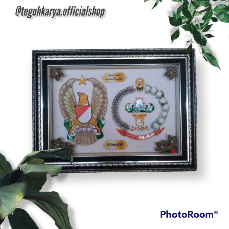 MAHAR TNI AD 30X40 | MAHAR COSTUM LOGO TNI DAN PERSIT