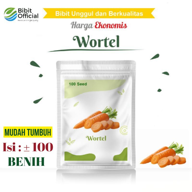 𝗕𝗜𝗕𝗜𝗧𝗢𝗙𝗙𝗜𝗖𝗜𝗔𝗟 - Bibit Benih Sayur Buah Wortel Benih Wortel Kuroda Cap Panah Merah Tanaman Sayur Ungg
