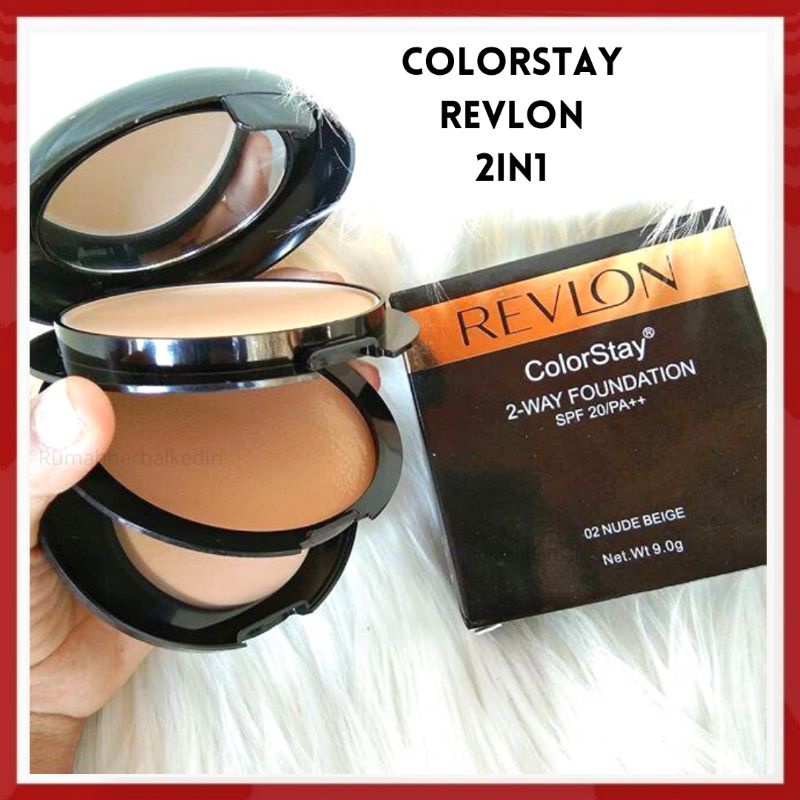 BEDAK REVLON 2 IN 1 COLORSTAY