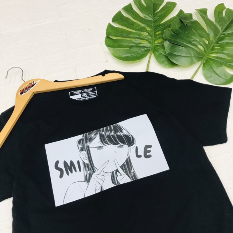 Tshirt Komi-San Smile Komyushou desu Anime Manga Premium Unisex