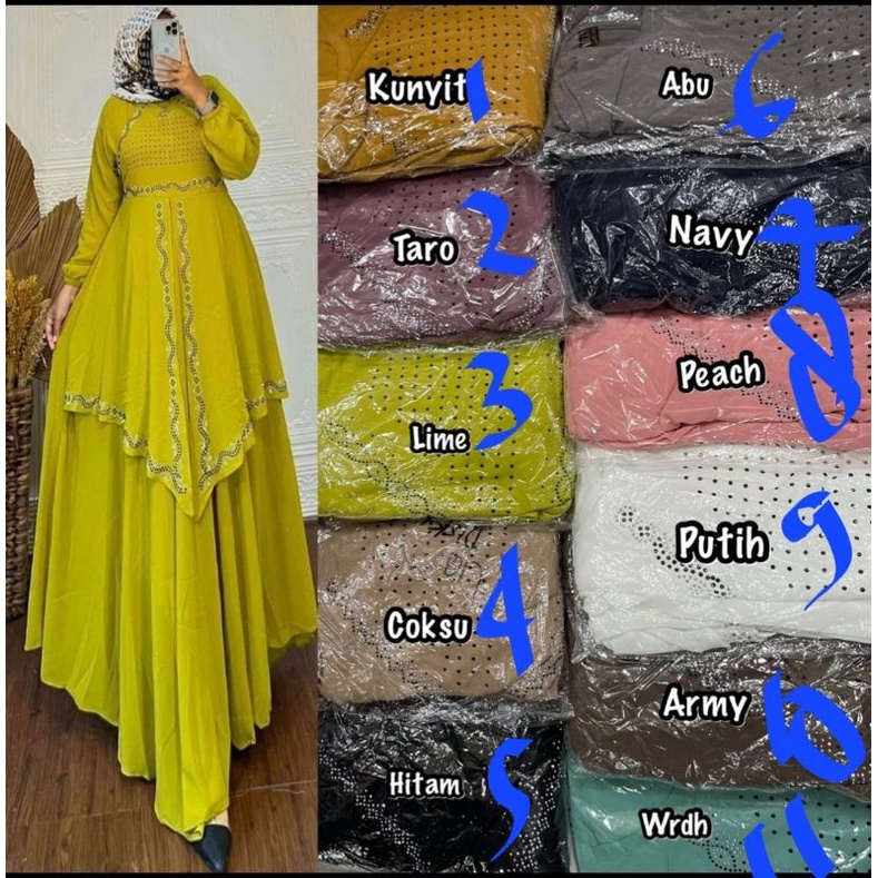 DRESS CERUTY PAYET SEGITIGA BY YULIA HD. GAMIS CERUTY PAYET SEGI TIGA YULIA HD. GAMIS SERUTY PAYET S
