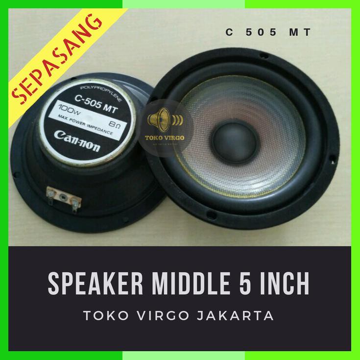Sepasang Middle 5 100 Watt I Spiker Middle 5 Inch C 505 Mt