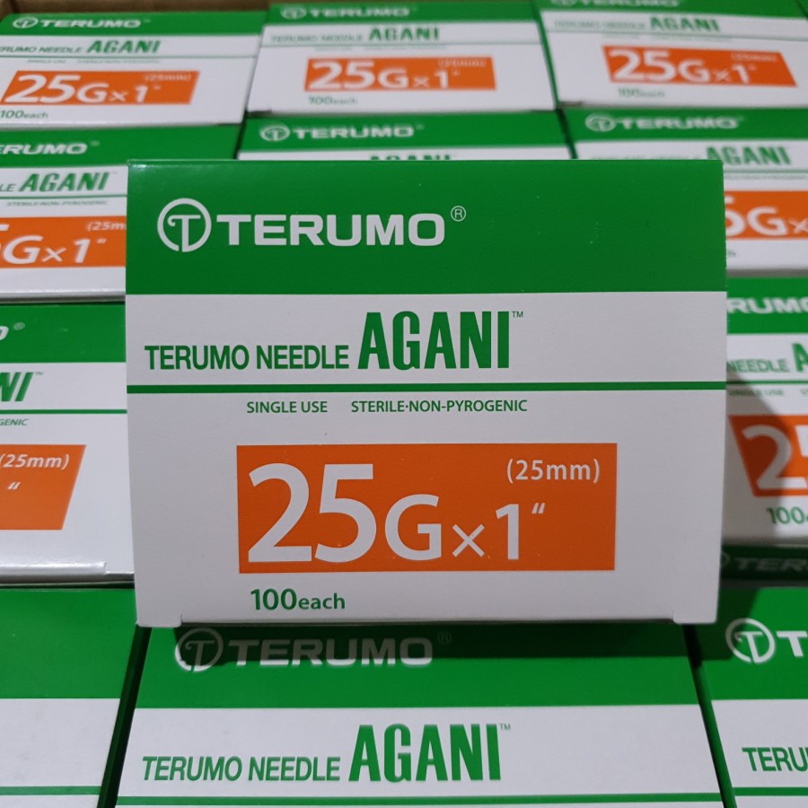 Needle Terumo Agani18 23 25 27 G Jarum Terumo Agani 18G - 23G - 25G - 27G