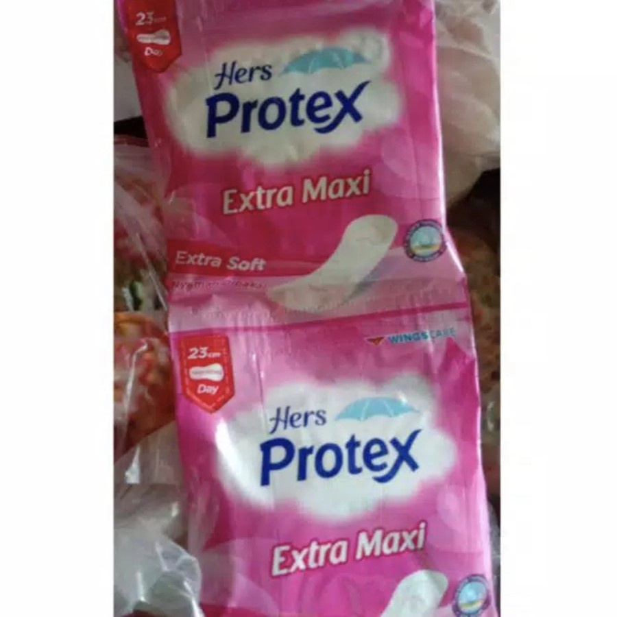 Hers Protex Comfort Night 30 cm/EXTRA MAXI SACHET Pembalut Wanita Nyaman Digunakan Softex RENCENG