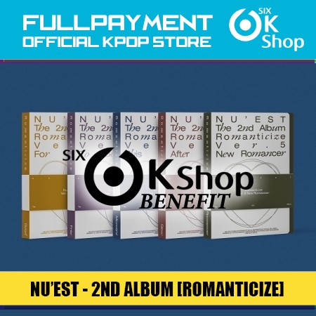 [SIXKSHOP GIFT] NU'EST - THE 2ND ALBUM [ROMANTICIZE]