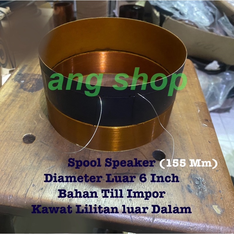 Spool Spoel Voice Coil Spul Speaker 18 21 In 152Mm 15.2CM 152 Mm 6 Inch Fiber Till Impor Pabrikan