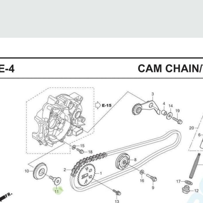 Premium BAUT GIGI GEAR POMPA OLI HONDA BLADE SUPRA X 125 14675-KYZ-900 Kualitas Oke