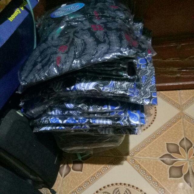 Blus Ziggy Lawasan Coklat Atasan Batik Sogan Seragam Kantor Murah Promo Termurah Shopee Blus Batik