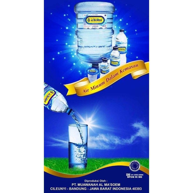 

Air mineral Al'masoem kemasan 600ml