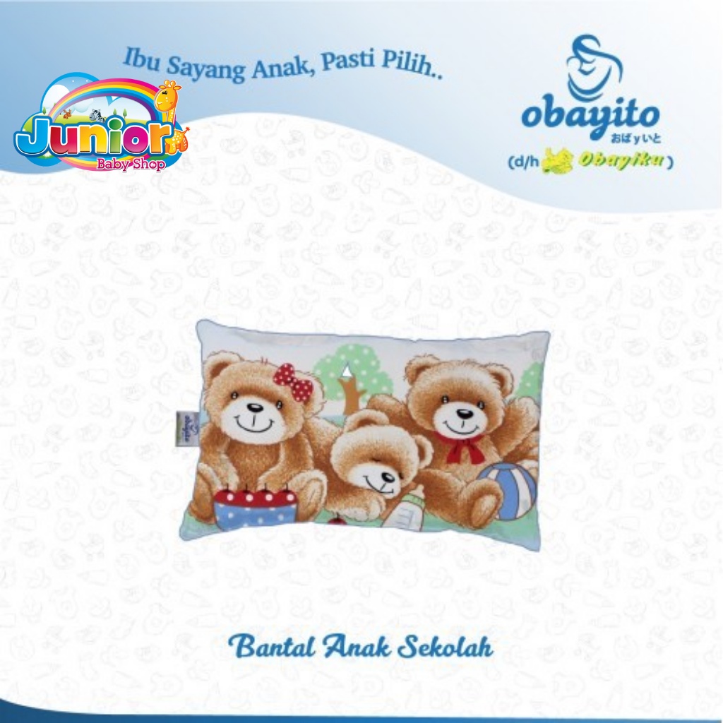 Obayito Bantal + Guling (1 Set) 2 Motif - Set Bantal & Guling Bayi