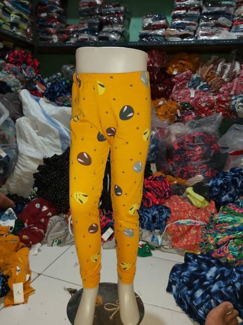 celana legging anak wanita usia 0-17tahun WARNA &amp; MOTIF RANDOM