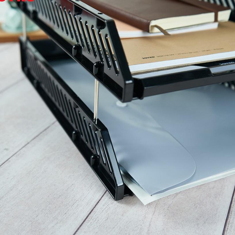 

New! JOYKO DOCUMENT TRAY / RAK KERTAS DOKUMEN BERKAS BISA DITUMPUK KANTOR DT-800-2T