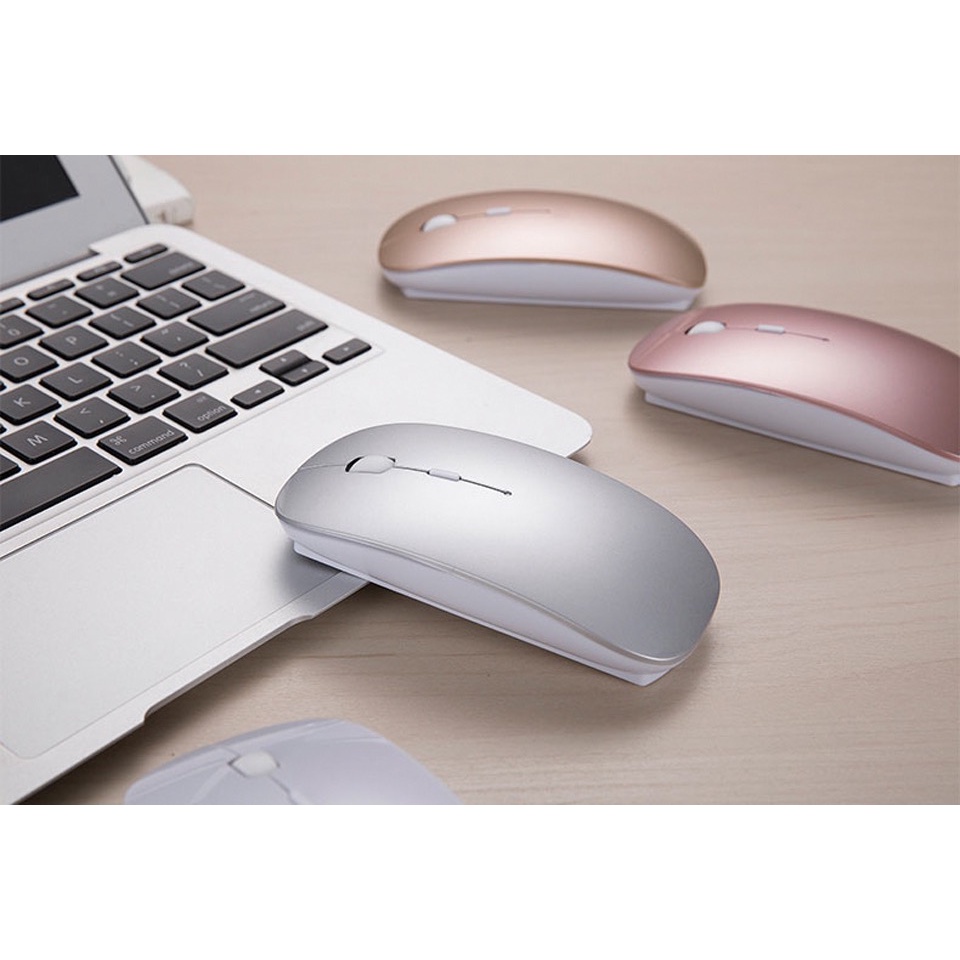 TAFFWARE MOUSE BLUETOOTH Desain Elegan Rechargeable Silent Click Original