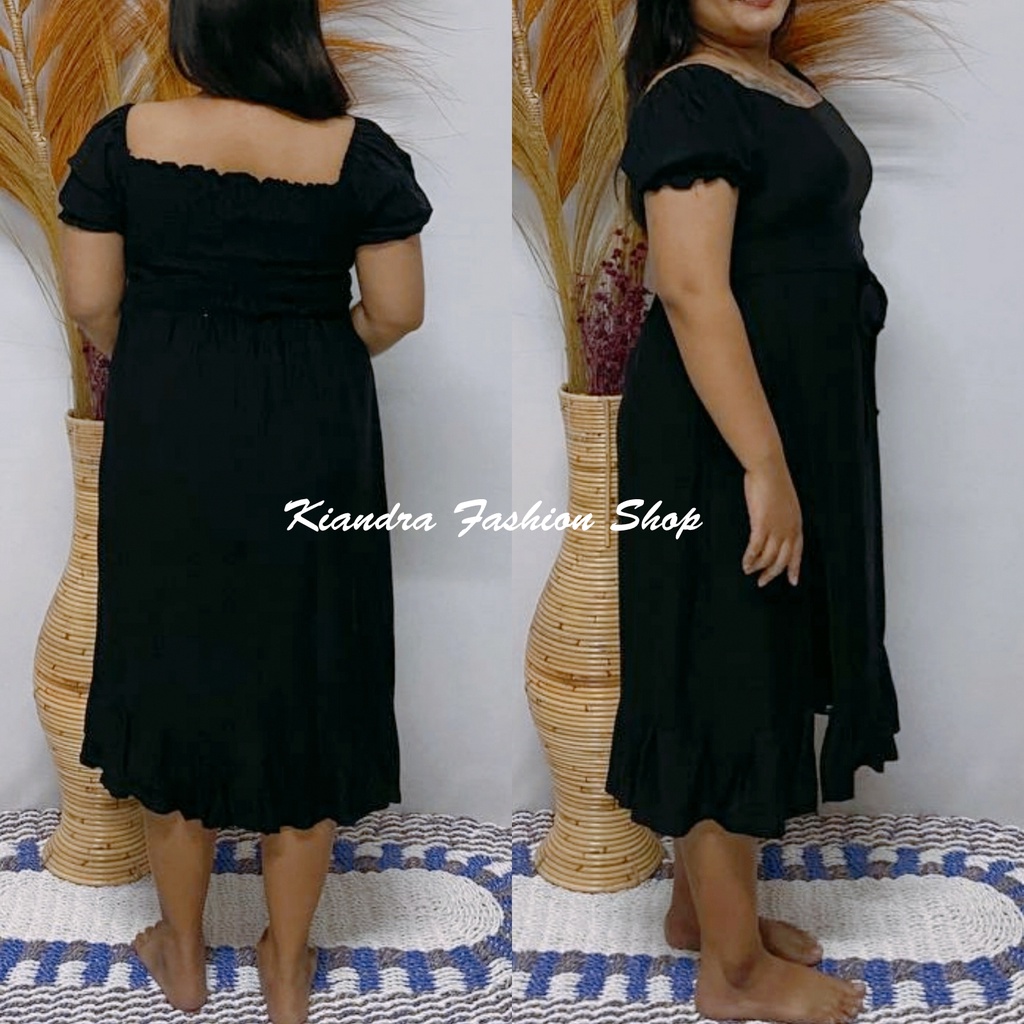 Kiandra - Dress Korea Belah Samping