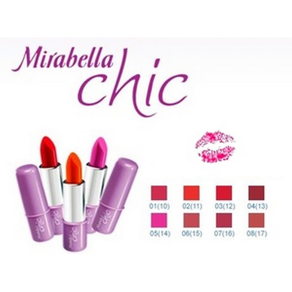 (BISA COD) Mirabella Chic Colormoist Lipstick