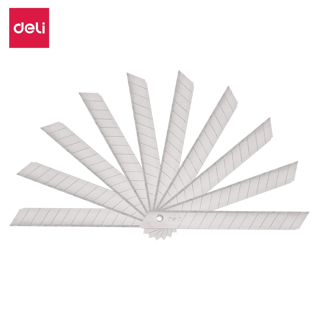 

Deli Isi ulang Pisau Cutter Kecil Hard SK5, PP Box E2012