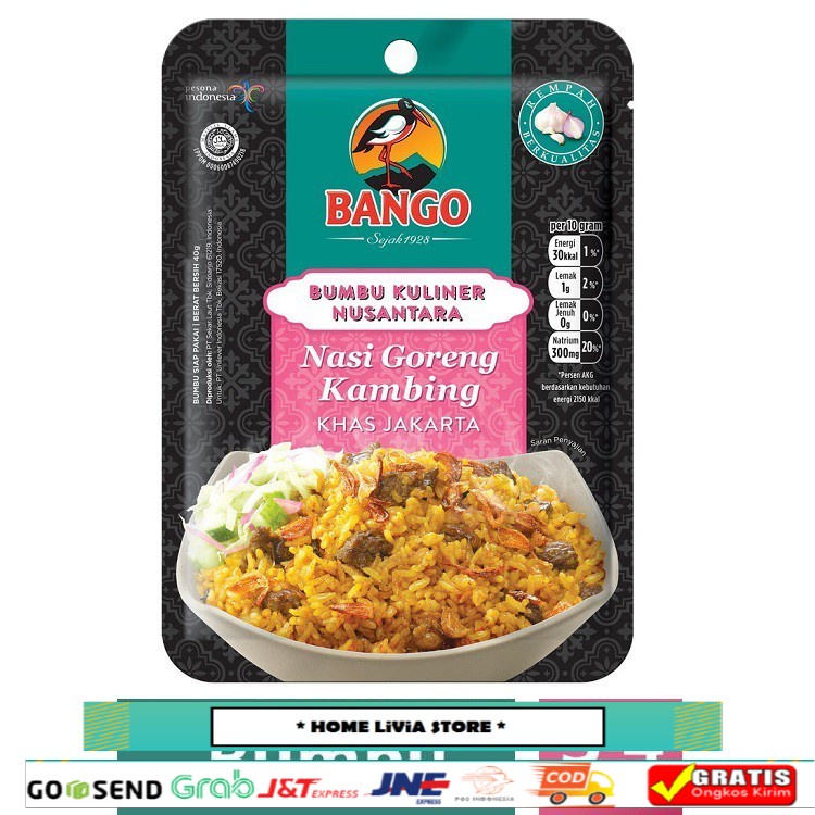 

Bango Bumbu Nasi Goreng Kambing Khas Jakarta 40 gr