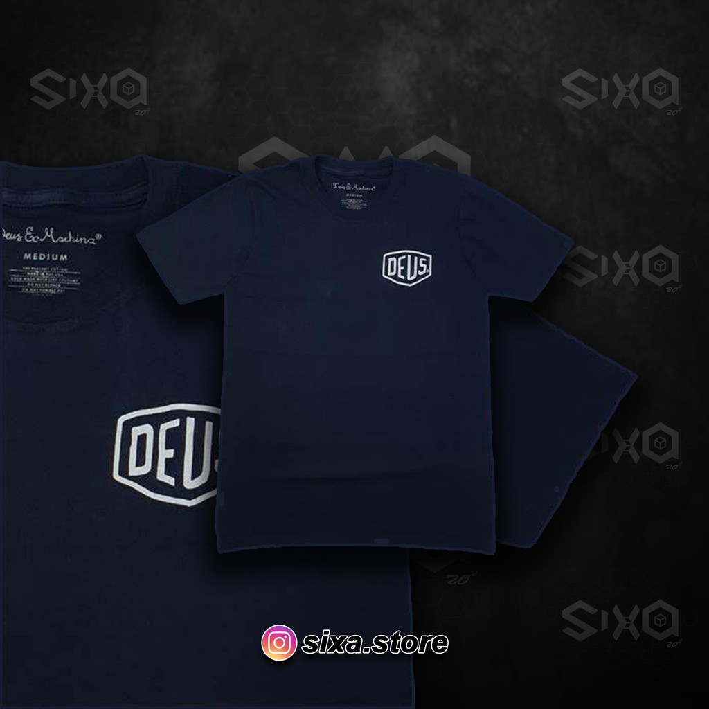 BAJU KAOS  TSHIRT DEUS  BIRU BLUE Shopee Indonesia