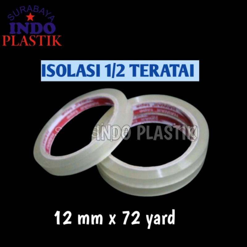 

ISOLASI LAKBAN DIAMOND BENING TRANSPARAN OPP TAPE 1/2 INCH 72 YARD
