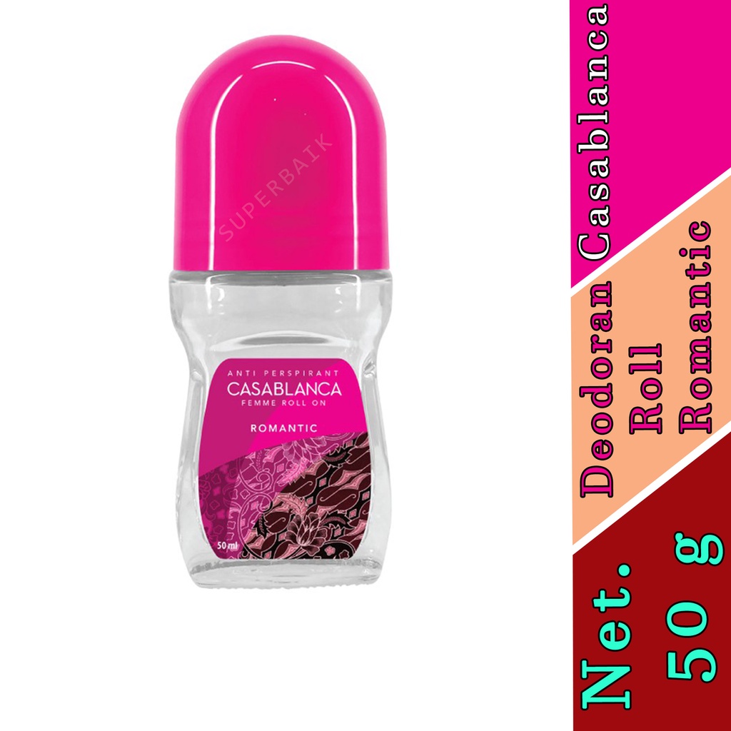 Deodorant - Casablanca - Deodorant Casablanca - Deodorant Roll - ROMANTIC - 50ML